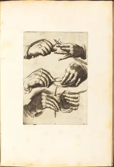 Print from Drawing Book, c. 1610/1620. Creator: Luca Ciamberlano