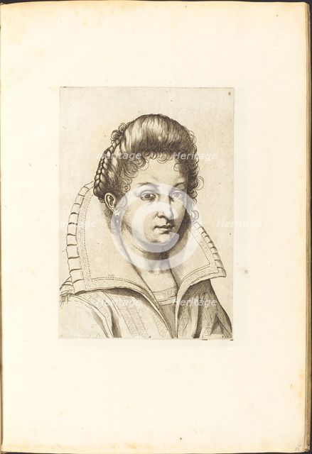Print from Drawing Book, c. 1610/1620. Creator: Luca Ciamberlano.
