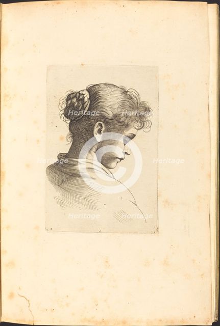 Print from Drawing Book, c. 1610/1620. Creator: Luca Ciamberlano.
