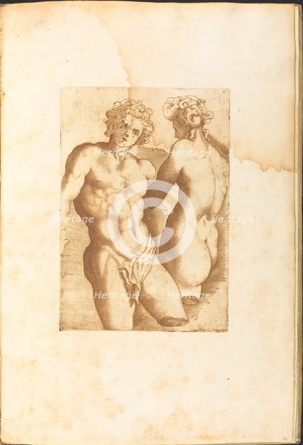 Print from Drawing Book, c. 1610/1620. Creator: Luca Ciamberlano.
