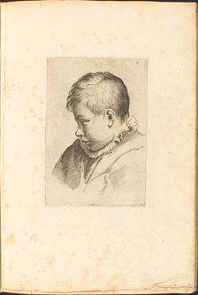 Print from Drawing Book, c. 1610/1620. Creator: Luca Ciamberlano
