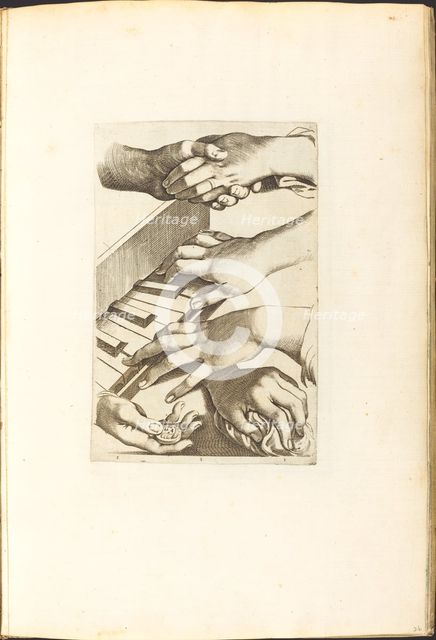 Print from Drawing Book, c. 1610/1620. Creator: Luca Ciamberlano.