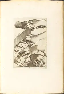 Print from Drawing Book, c. 1610/1620. Creator: Luca Ciamberlano