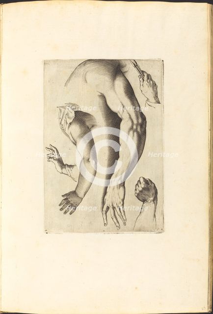 Print from Drawing Book, c. 1610/1620. Creator: Luca Ciamberlano.