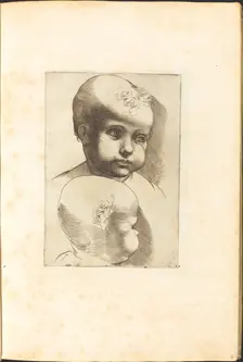 Print from Drawing Book, c. 1610/1620. Creator: Luca Ciamberlano