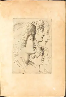 Print from Drawing Book, c. 1610/1620. Creator: Luca Ciamberlano