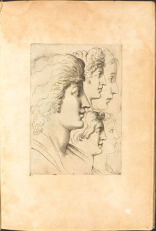Print from Drawing Book, c. 1610/1620. Creator: Luca Ciamberlano