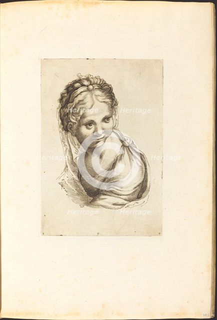 Print from Drawing Book, c. 1610/1620. Creator: Luca Ciamberlano.