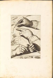 Print from Drawing Book, c. 1610/1620. Creator: Luca Ciamberlano
