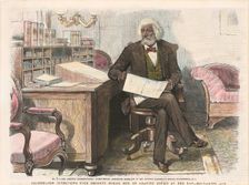 Print of Frederick Douglass, ca. 1879. Creator: Unknown