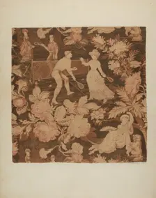 Printed Textile, 1940. Creator: Dorothy Dwin