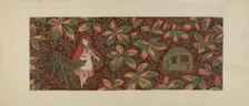 Printed Textile, c. 1940. Creator: Mildred Ford
