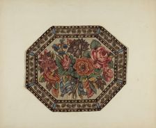 Printed Textile, c. 1940. Creator: Bessie Forman