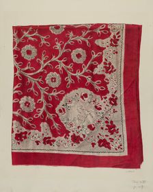 Printed Textile, c. 1941. Creator: Ernest Capaldo