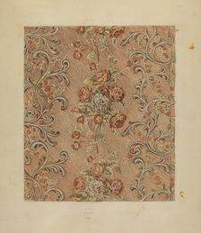Printed Textile, c. 1936. Creator: George Loughridge