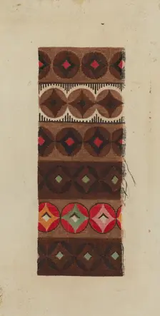 Printed Textile, c. 1938. Creator: Eleanor Rogers
