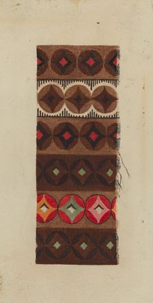 Printed Textile, c. 1938. Creator: Eleanor Rogers