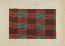 Printed Textile, c. 1938. Creator: Ralph M. Lewis