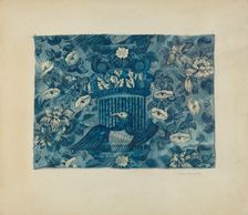 Printed Textile, c. 1938. Creator: Sidney Liswood
