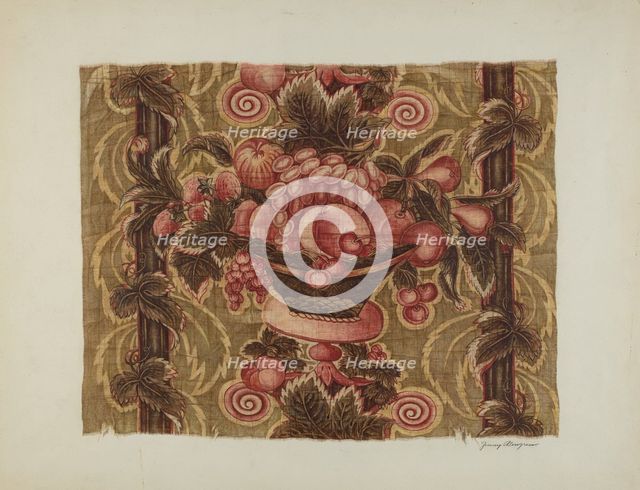 Printed Textiles, c. 1939. Creator: Jenny Almgren.