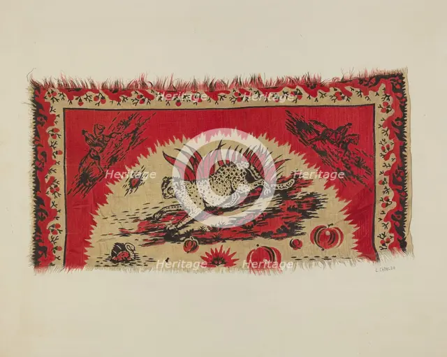 Printed Textiles, c. 1940. Creator: Ernest Capaldo.