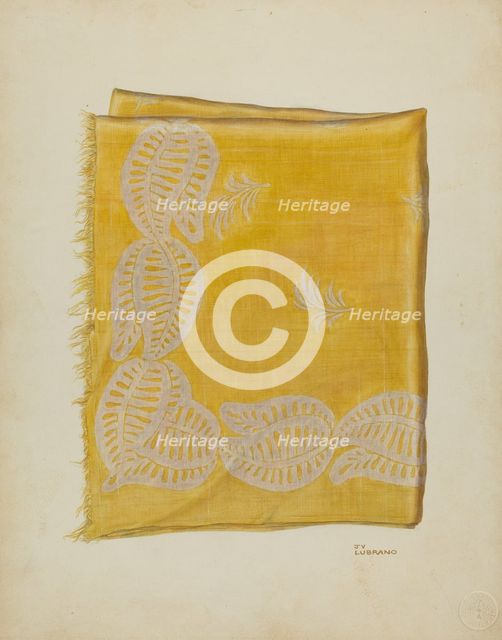 Printed Textiles, c. 1940. Creator: Joseph Lubrano.
