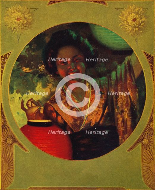'Printed with Shackell's Bi-Color Lake & Blue', 1907. Artist: Unknown.