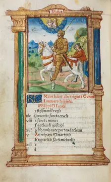Printed Book of Hours (Use of Rome): fol. 6v, May calendar illustration, 1510. Creator: Guillaume Le Rouge (French, Paris, active 1493-1517)