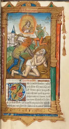 Printed Book of Hours (Use of Rome): fol, 78r, Job, 1510. Creator: Guillaume Le Rouge (French, Paris, active 1493-1517)