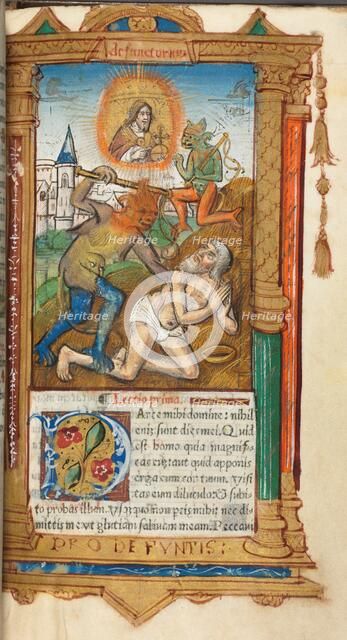 Printed Book of Hours (Use of Rome): fol, 78r, Job, 1510. Creator: Guillaume Le Rouge (French, Paris, active 1493-1517).