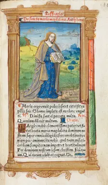 Printed Book of Hours (Use of Rome): fol. 109r, Mary Magdalene, 1510. Creator: Guillaume Le Rouge (French, Paris, active 1493-1517)