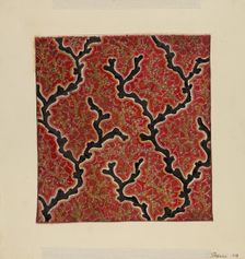 Printed Calico, 1938. Creator: Marie Lutrell