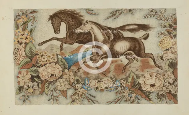 Printed Chintz, c. 1939. Creator: Hubbell McBride.