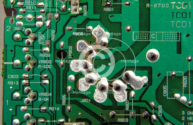 Printed circuit board. Artist: Unknown