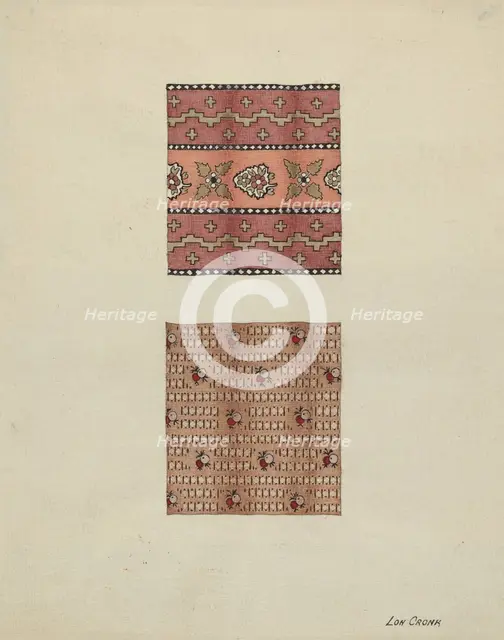 Printed Cotton, 1935/1942. Creator: Lon Cronk.