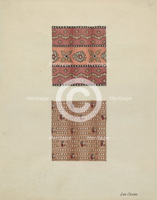 Printed Cotton, 1935/1942. Creator: Lon Cronk.