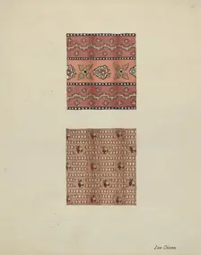 Printed Cotton, 1935/1942. Creator: Lon Cronk