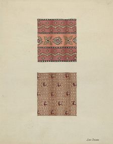 Printed Cotton, 1935/1942. Creator: Lon Cronk