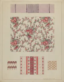 Printed Cotton, 1938. Creator: J. Howard Iams