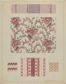 Printed Cotton, 1938. Creator: J. Howard Iams