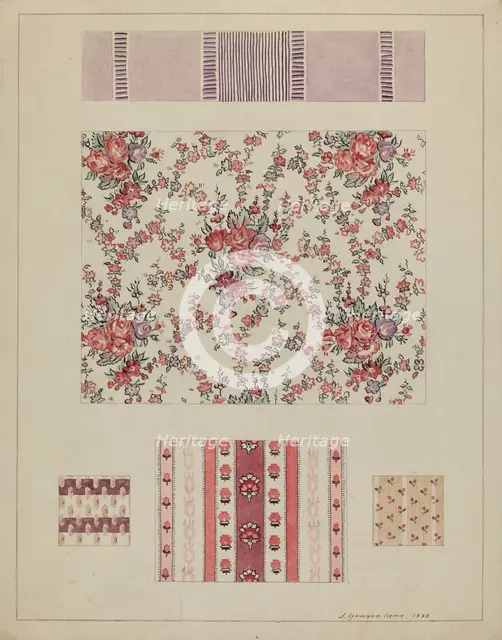 Printed Cotton, 1938. Creator: J. Howard Iams.