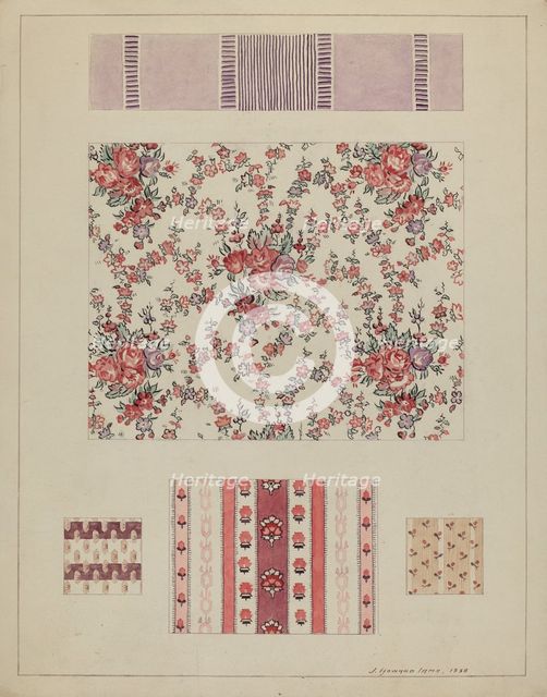 Printed Cotton, 1938. Creator: J. Howard Iams.