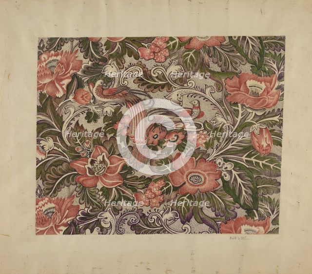 Printed Cotton, c. 1936. Creator: Eugene La Foret.