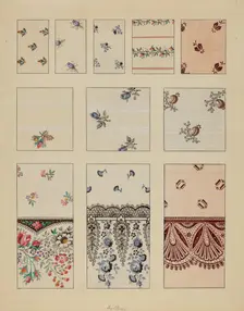 Printed Cotton, c. 1936. Creator: Millia Davenport