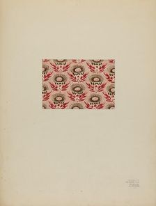 Printed Cotton, c. 1937. Creator: Julie C Brush