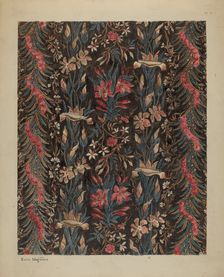 Printed Cotton, c. 1939. Creator: Edith Magnette