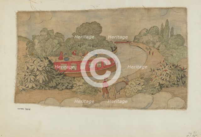 Printed Cotton, c. 1939. Creator: Michael Trekur.