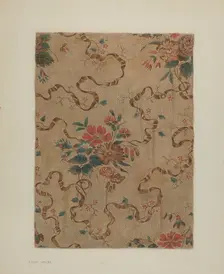 Printed Cotton, c. 1940. Creator: Ernest Capaldo