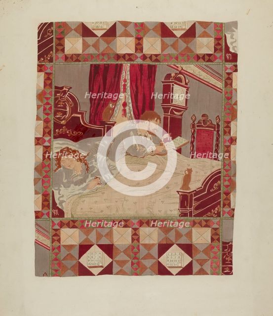 Printed Cotton, c. 1940. Creator: Henry Granet.