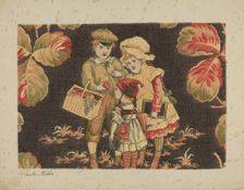 Printed Cotton, c. 1940. Creator: Pearl Gibbo